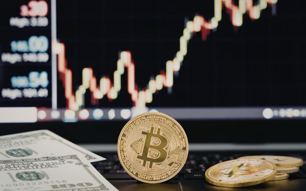 Bitcoin with price chart